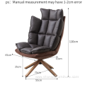 Original Italian Design Fabric Cover Leisure Lounge Chair